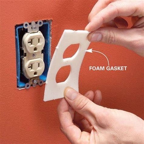 great stuff to seal electrical box|electrical outlet sealing gasket.